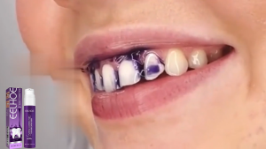 EELHOE Optical Color Correcting V34 Purple Toothpaste Neutralizes Yellow Teeth Brightens Tooth Color Dissolves External Stains Daily Whitening Toothpaste