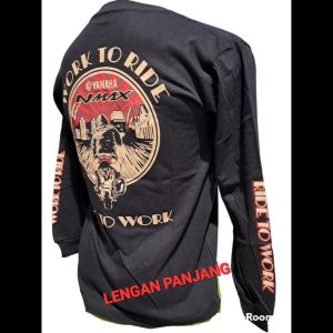 kaos motor nmax lengan panjang/kaos sunmori nmax pria