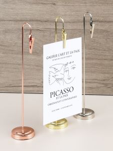 Kẹp Thẻ Bàn Ăn Bằng Kim Loại Kẹp Thẻ Trưng Bày Mặt Phẳng Kẹp Thẻ Lưu Trữ Tài Liệu Kẹp Thẻ Trưng Bày Hình Ảnh Kẹp Thẻ Lưu Trữ Thông Tin