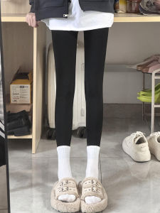กางเกงยีนส์ทรงสลิมฟิตสีดำสำหรับผู้หญิง กางเกงโยคะทรงเข้ารูปเอวสูง กางเกงขายาวลำลอง ด้านบนและด้านล่าง เหมาะกับฤดูใบไม้ผลิและฤดูใบไม้ร่วง