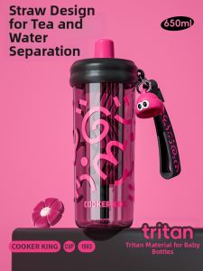 COOKER KING | Cute Portable Large Capacity Straw Cup