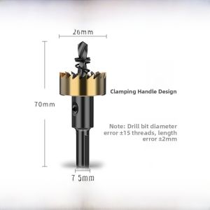 Metal Hole Opener Drill Bit Stainless Steel Special round Hole Drilling Aluminum Alloy Iron Plate Steel Tube Expansion Drill