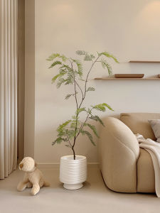 Mimicking Green Plant Mill Monkey Earring Indoor Living Room Decoration Potted Plant Cream Style Decorative Accessories