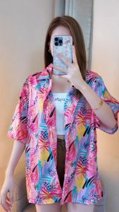 🌷🌻🌼เสื้อเชิ้ตฮาวาย ลายใหม่ล่าสุด 2025 เสื้อลายดอกสงกรานต์ พร้อมส่ง งานผ้าลื่น ผ้านุ่ม สีสวย เสื้อลายดอก 💥จัดส่งในไทย💥