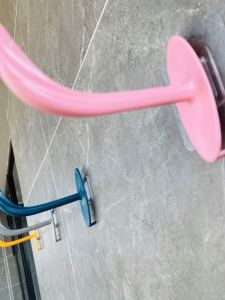 Wall-Mounted Clothes Hanger Organizer Multi-Functional Home Use Hook Balcony Storage Rack No-Punching Required Plastic Coat Hanger