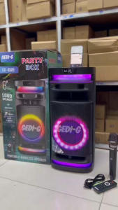 ลำโพงบลูทูธ รุ่น GD-9005 ฟรีไมค์ลอยและรีโมท ลำโพงดอก8นิ้ว เสียบไมค์สายเพิ่มได้ รองรับAUX TF USB ทรงสวย เบสแน่น ลำโพงบลูทูธ รุ่น GD-9005 ฟรีไมค์ลอยและรีโมท ลำโพงดอก8นิ้ว เสียบไมค์สายเพิ่มได้ รองรับAUX TF USB ทรงสวย เบสแน่น