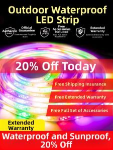 YUANMUXUAN | Waterproof Colorful Changing Neon Strip 220m Light Strip
