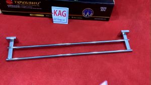 [HCM]Thanh treo khăn Tovashu KAG-304SU239 máng khăn nhà tắm inox SUS304 Nhật cao cấp đế vuông sang trọng