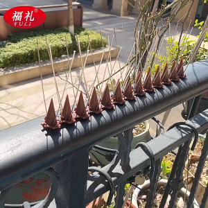 Bird Repellent Mat Stainless Steel Spikes Anti Cat Bird Spike Fence Wall Anti Climb Penghalang Burung Tajam
