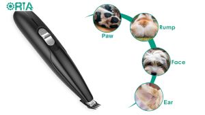 [Local Stock]ORIA Cat Dog Clippers Pet Hair Trimmers Cordless Pet Grooming Kit for Small Dogs Cats Low Noise USB Rechargeable Electric Clipper Shaver for Hair Around Face Eyes Ears Rump Paws