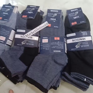 Combo 5 đôi tất nam nữ Miniso cao cấp co giãn thấm hút khử mùi hôi MarketOnline
