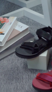 NAZREAL FOOTWEAR - Sandal Gunung Anak Laki Laki Terbaru Lucius Hitam NZR333