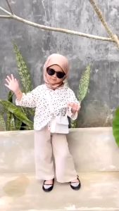 Celana Crinkle Kulot Anak Usia 7-15Tahun Panjang Saku aktif / Kulot Crinkle Airflow Anak