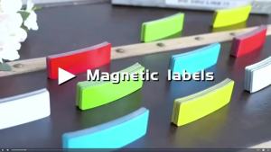 20pcs/set 5x10cm Magnetic Name Tags Erasable Label Reusable Write Magnets Versatile Stickers for Whiteboard Classroom Blackboard