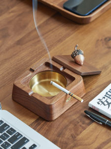 NALANDUOHAO | Creative Luxury Ashtray With Lid