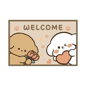 BEIAISI | Cartoon Anti-Slip Indoor Door Mat PVC Leather Washable