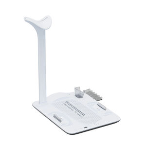 HONCAM | Cooling Stand for PS5 Slim & Pro Console Dual Controller Charging Station with 7 RGB Light for PS 5 Slim Console Disc & Digital