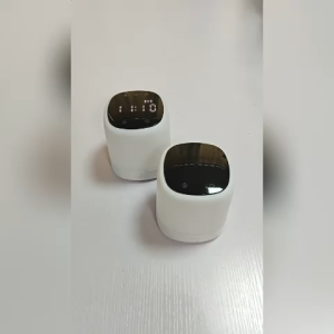 Smart Night Light With Digital Clock Rechargeable LED Light Touch Dimmable Bedside Lamp For Bedroom