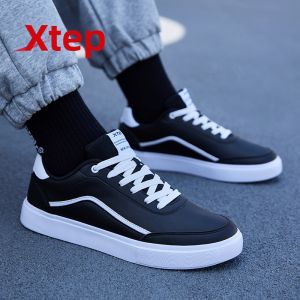 XTEP | New Autumn White Mens Casual Board Shoes