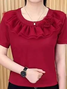 QIAOXIZI | Anti-Aging Slimming Short Sleeve T-Shirt for Women