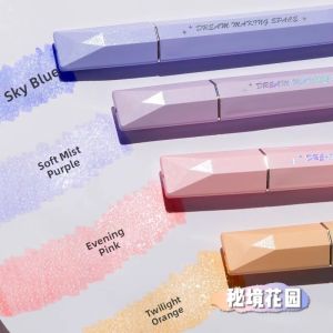 Shiny Fluorescent Pen Glitter Pen Luminous Sparkling Sand Silver Color Changing for Scrapbooking Children Note Taking Bright Metal Outline Shimmering Powder Watercolor Pen