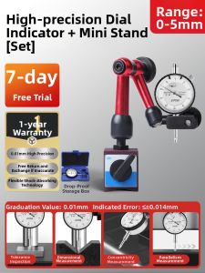 syntek | Vibration Resistant High Precision Dial Indicator Jump Depth Measuring Magnetic Base