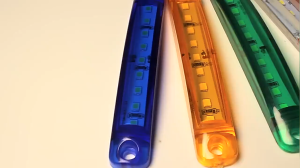 Đèn LED Tín Hiệu 9 Bóng 12-24V Gắn Hông Xe Tải Xe hơi xe máy