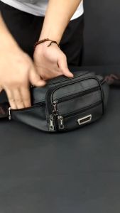 Tas Selempang Waterproof Polo Amstar 7 Ruang Waist Bag Tas Pinggang Pria Wanita