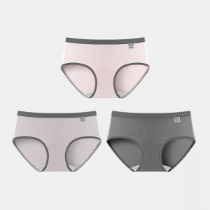 Quần lót nữ MiiOW cotton nguyên chất tam giác kháng khuẩn thoáng khí cạp vừa