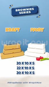 (Isi 20 pcs) Dus Kraft dan Ivory 20x10x5 Laminasi/dus brownies dus coklat dus kraft dus makanan dus sate dus bolen dus murah pabrik dus
