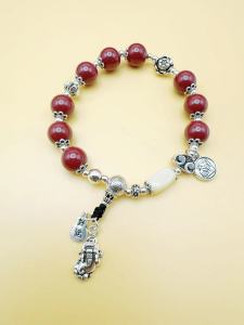 Nini Red Soil Bracelet Wealth Overflowing Year of the Horse Rabbit Mouse Ox Zodiac Lucky Charm Fashion Jewelry Accessory