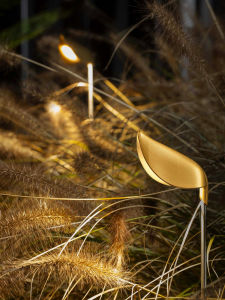 GAOBIGEGE | Gold Leaf Outdoor Landscape Light