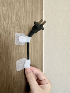 Magic Tape Cable Organizer Fixed Data Charger Computer Network Line Desk under Table Wire Management Tool Home Organization