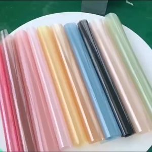 Giấy kiếng màu trong suốt bó hoa giấy gói quà sang trọng