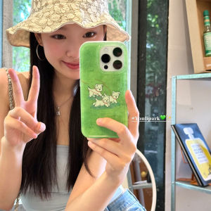 Ốp Lưng iPhone 16 pro Max Toàn Diện Mùa Hè Tươi Mới Dễ Thương Cỏ Xanh West Highland 15 Phù Hợp Với Apple 17 pro Max 17 pro 17 14 pro Max