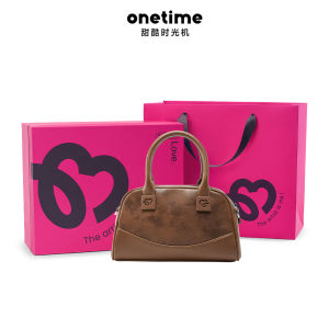 Fashionable Shell Handbag Crossbody Bag New Year Gift Soft Synthetic Leather Zipper Closure Womens Bag One Time Smile Boston Bag