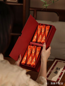 Hộp Trà Rỗng Phong Cách Cổ Điển 2025 Hộp Quà Tặng Trà Đỏ Lớn Hộp Đựng Trà Đá Hộp Đựng Trà Trang Trí Hộp Đựng Trà Trống