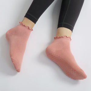 Tree Fungus-like Lacework Yoga Socks Non Slip Professional Women Indoor Workout Socks Room Socks Adult Pilates Socks