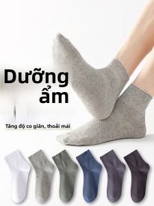 JINGCHI | Tất thuyền cotton mỏng thoáng khí thấm mồ hôi chống mùi kháng khuẩn mùa hè cho nam Tất chống nấm mốc mùa thu
