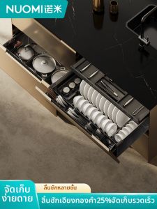 Nuomi | Kitchen Drawer Intelligent Dish Drying Pull-out Basket