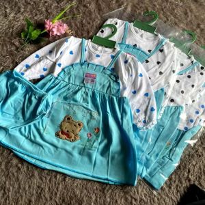 Dres bayi lengan panjang usia anak 2-12 bulan tc motif  Cute cat
