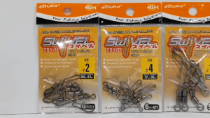 ASUKA HIGH SPEED DOUBLE ROLLING SWIVEL WITH T-SHAPE SNAP (2017B)