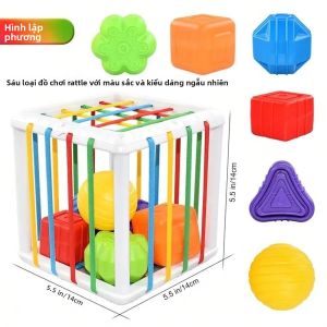 Đồ Chơi Phân Loại Hình Dạng Baby Montessori Trò Chơi Giáo Dục Phân Loại Giác Quan Cho Trẻ 1-2 Tuổi Đào Tạo Kỹ Năng Vận Động