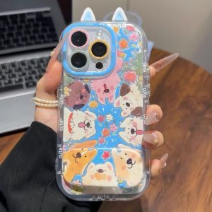 Protective Phone Case for Xiaomi 17Pro Max Note15 Redmi K80 pro with Full Lens Coverage Cute Little Dog Design Customizable Personality