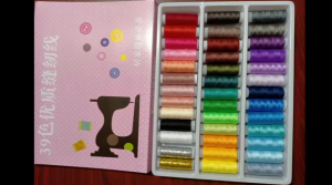Sewing Thread 39 Colour color Threads Set Kit Box Sew Stitch with 1 set of needle needles