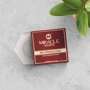 MIRACLE WHITE SKIN WHITENING SOAP (Direct from HQ) Smoother Softer Skin