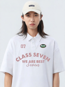 Custom Printed Loose Collared T-Shirt