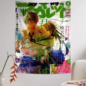 VIKAMA Shoujo Anime Collage Tapestry Stylish Wall Decor Suitable For Apartment Studio Otaku Aesthetic Backdrop Home Decoration