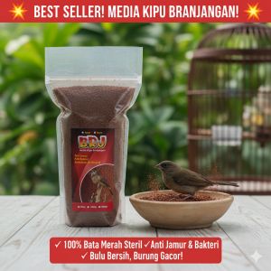 Pasir Kipu BRJ Branjangan 1KG Anti Jamur Bakteri Mineral | Media Kipu Steril