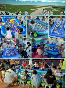 WANJUTEGONGDUI | Magnetic Fishing Toy Set Inflatable Thicker Design